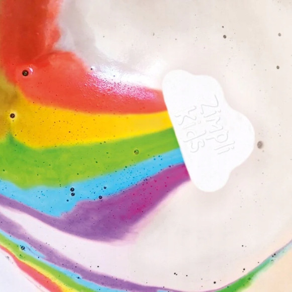Chmurka do Kąpieli Rainbow Zimpli Kids Zmieniająca Kolor Wody