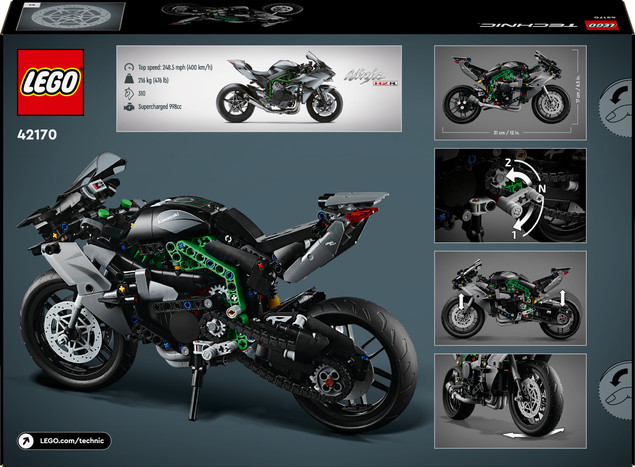 Lego TECHNIC 42170 Kawasaki Ninja H2R