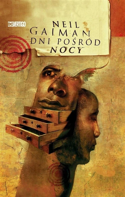 Dni pośród nocy Neil Gaiman – okładka komiksu Egmont