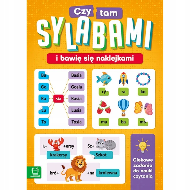 Czytam sylabami i bawię się naklejkami – Agnieszka Bator
