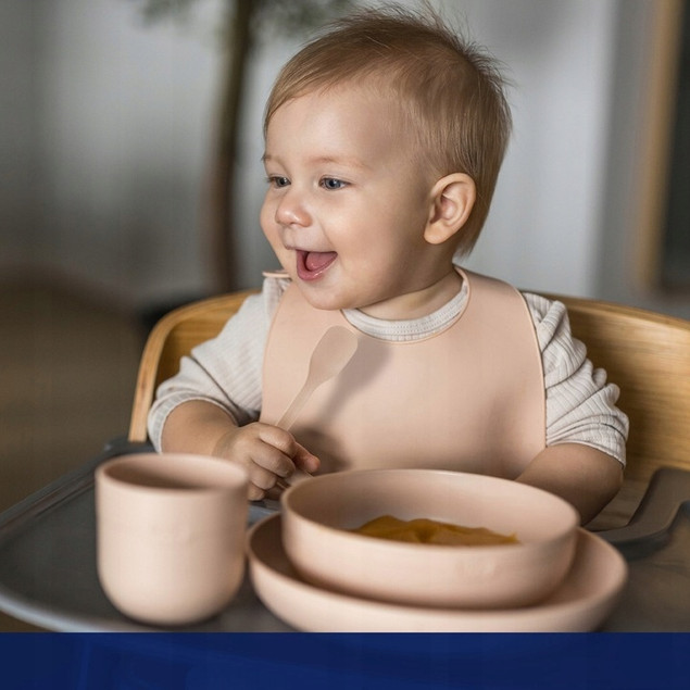 LOVI Pierwsza Łyżeczka Do Karmienia 2 Sztuki ŁOSOSIOWE 35/584_bei