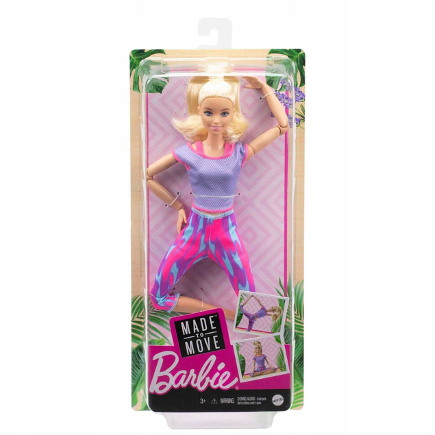 BARBIE LALKA MADE TO MOVE RELAKS MATTEL