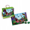 Askato Puzzle Jumbo Łąka 48 El. Duże Puzzle Edukacyjne dla Dzieci 3+