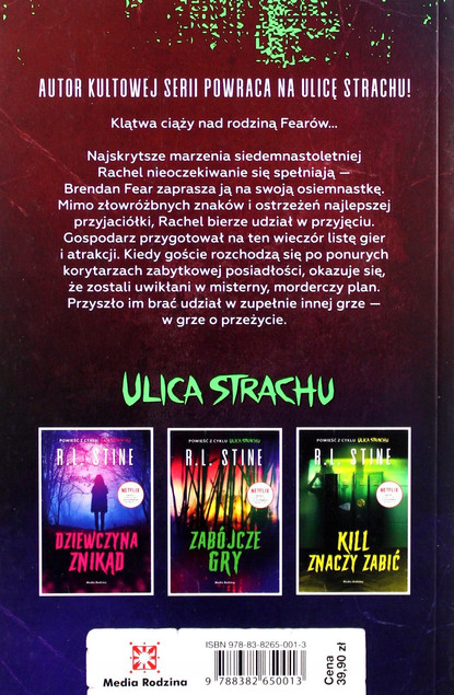 Ulica Strachu Zabójcze gry R.L. Stine