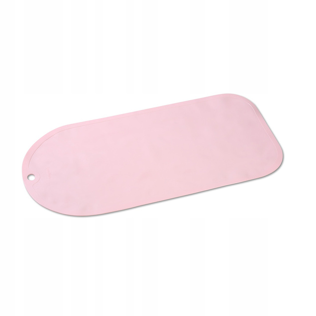 BABYONO Mata ANTYPOŚLIZGOWA Do Kąpieli Wanny 70 x 35 cm RÓŻOWA 0M+ 1346/08