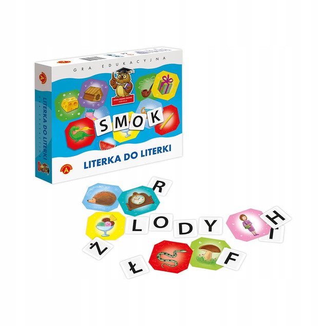 Gra planszowa Alexander SMOK LITERKA DO LITERKI