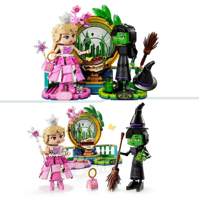 LEGO Wicked Zestaw: Figurki Elphaby i Glindy – 558 Elementów