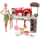 Zestaw BARBIE Pizzeria + Lalka Mattel FHR09