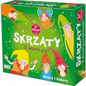 Gra Planszowa Skrzaty Kukuryku 3w1 Rodzinna Zręcznościowa