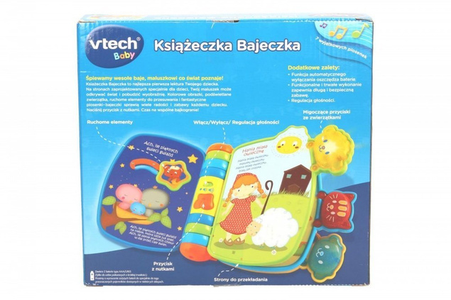 KSIĄŻECZKA BAJECZKA interaktywna edukacyjna VTECH