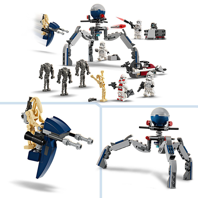 LEGO Star Wars Zestaw Bitewny Z Żołnierzem Droidem Bojowym 215el. 7+ 75372