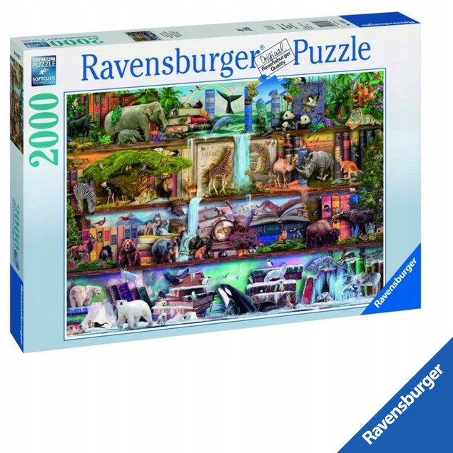 Puzzle Ravensburger 2000 elementów Świat zwierząt