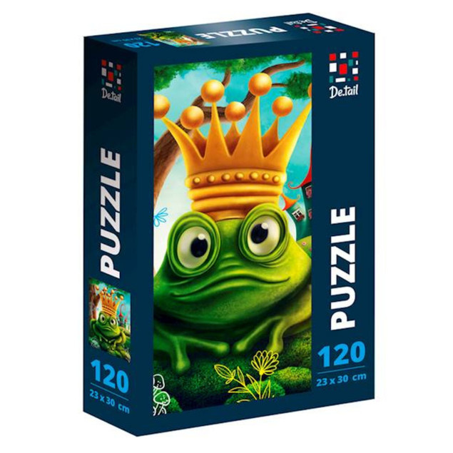 Puzzle Roter Kafer Żabi Książe 120 elementów z plakatem dla dzieci