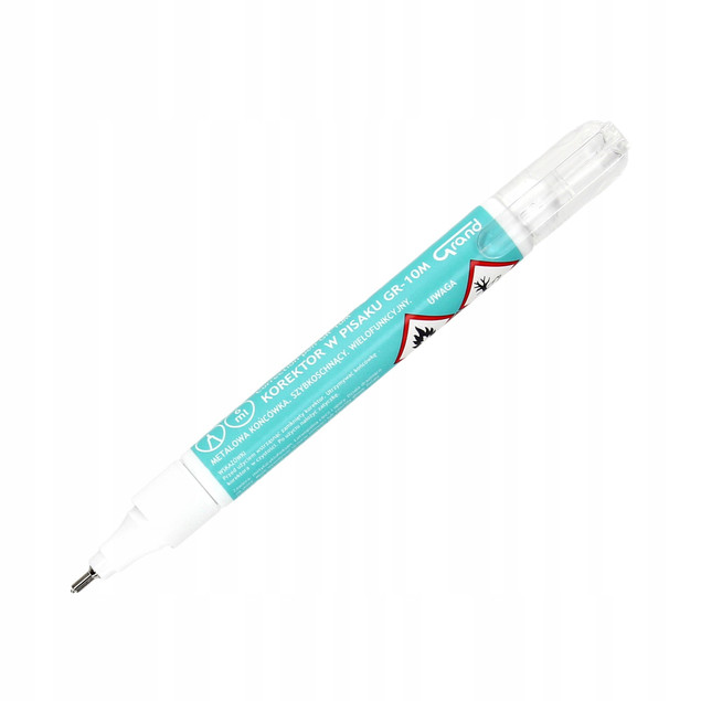 Korektor w Piórze GR-10M 6 ml Metalowa Końcówka Grand