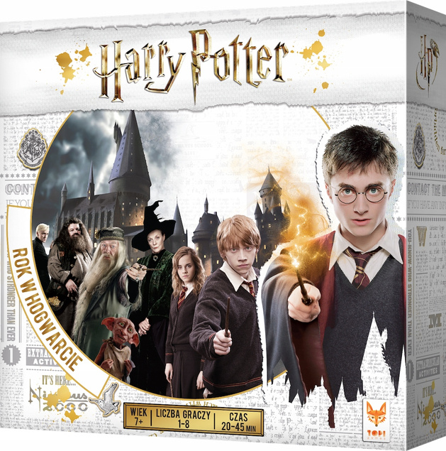 HARRY POTTER Rok w Hogwarcie Gra Planszowa Towarzyska 7+ Rebel