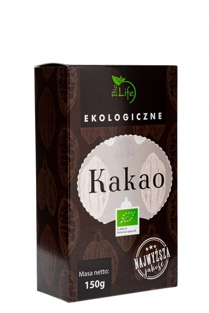 Biolife kakao 100% ciemne ekologiczne 150 g BIO