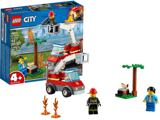 Płonący grill klocki zestaw CITY 60212 LEGO