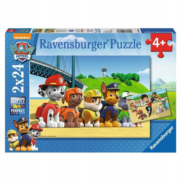 Puzzle 2x24 48el. Układanka Pieski PSI PATROL Szczeniaki 4+ Ravensburger