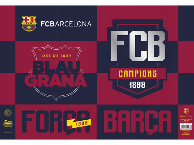 Podkładka Na Biurko FC BARCELONA Piłka Nożna Messi Barca Astra