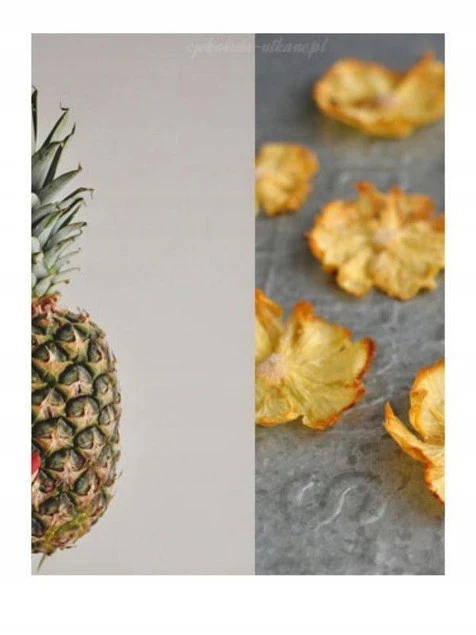 Ananas suszony krążki do sałatek