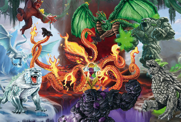 Puzzle Schmidt Spiele 200 el. Straszne Stworzenia – Fantastyczne Potwory