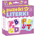 Puzzle Kangur Puzzelki Literki 12 el. Nauka Alfabetu 3+