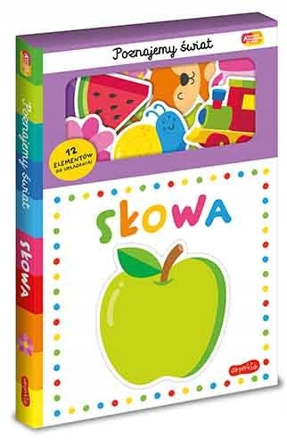 Poznajemy świat Słowa – książeczka z puzzle dla niemowląt 0+