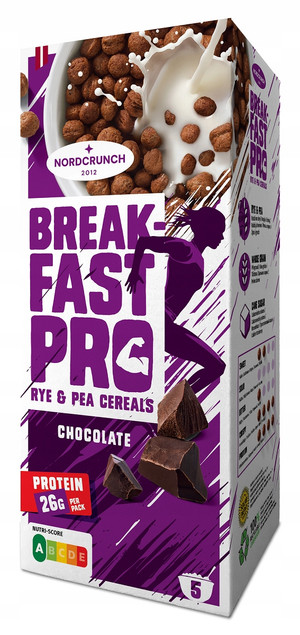 Płatki Śniadaniowe NORDCRUNCH Kulki Proteinowe Czekoladowe 150g