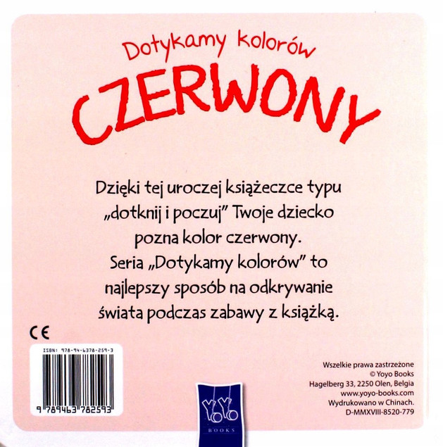 Dotykamy kolorów. Czerwony Praca zbiorowa