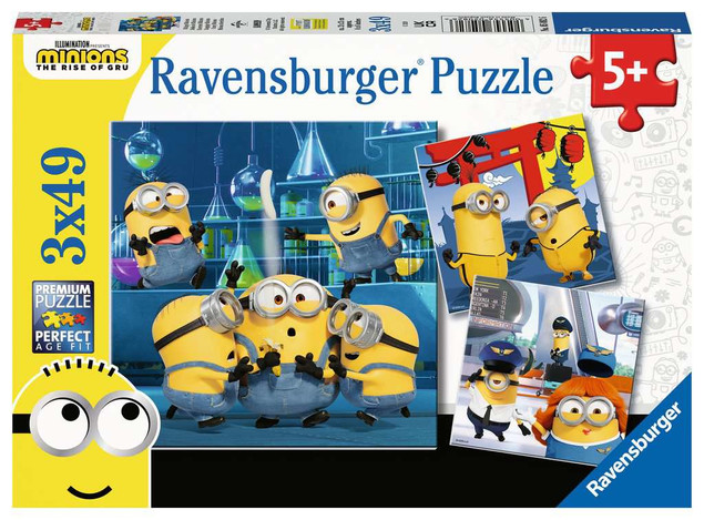 PUZZLE 3X49 MINIONKI 2, RAVENSBURGER
