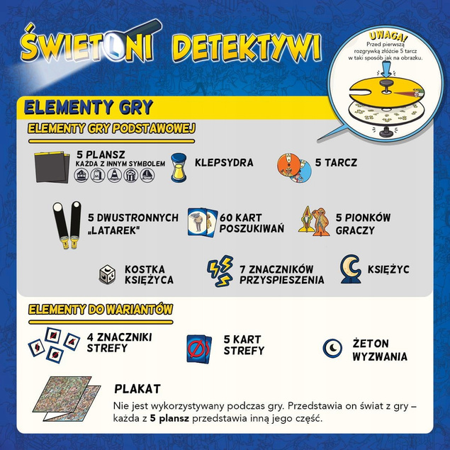 ŚWIETLNI DETEKTYWI Gra Planszowa Rodzinna 6+ Nasza Księgarnia