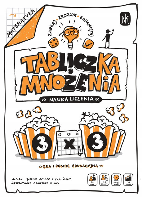 Tabliczka mnożenia. Nauka liczenia Nasza Księgarnia
