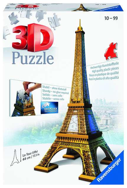 Puzzle 3D Ravensburger Wieża Eiffela 216 elementów