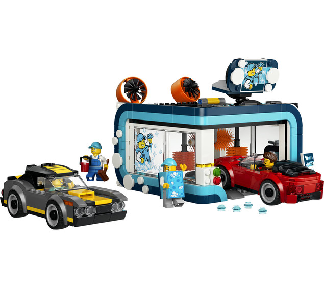LEGO City 60497 Automatyczna Myjnia Samochodowa z Autami
