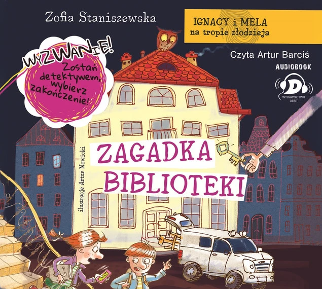 Ignacy i Mela na tropie złodzieja Zagadka biblioteki Zofia Staniszewska_1