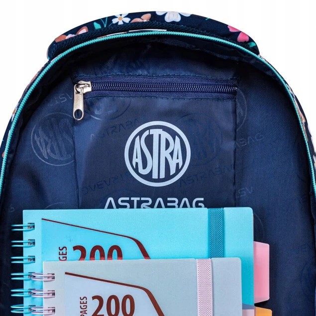 Plecak AstraBag AB300 Blue Pixel widok dodatkowy