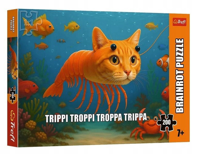 Puzzle TREFL 200 elementów BrainRots: Trippi Troppi Troppa Trippa