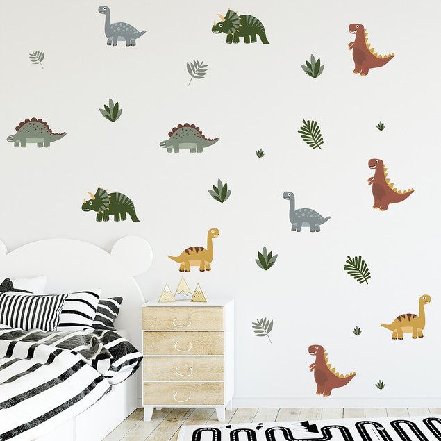 Naklejki Samoprzylepne Dinozaury Na Ścianę Sufit Do Pokoju Dziecka