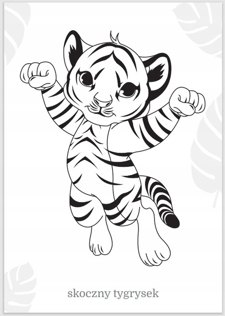 Maluszkowe malowanie. Zwierzęta egzotyczne