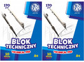 2x Blok Techniczny BIAŁY Dla Dzieci Szkoła Plastyka A4/10k 170g Astra