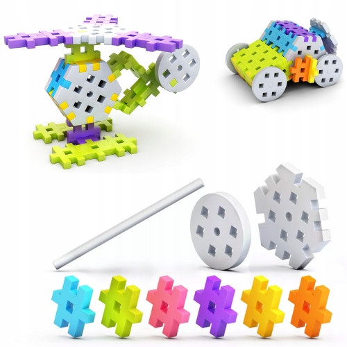 Klocki Konstrukcyjne Meli Maxi Constructor 120 el. dla Dzieci