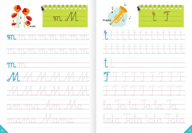 Moja Kaligrafia. Szlaczki, Litery, Wyrazy 6-7 Lat – Nauka Pisania dla Dzieci