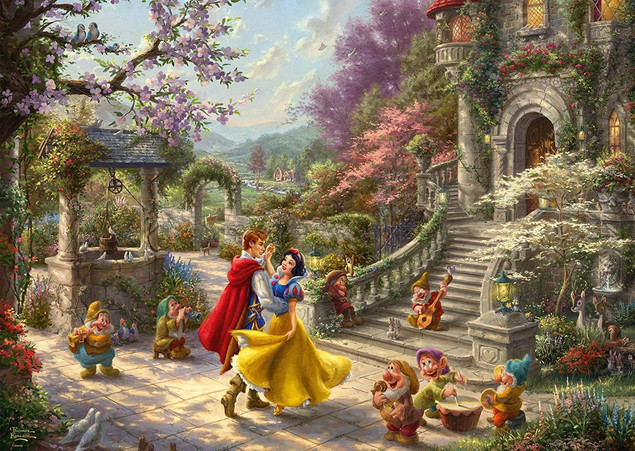Puzzle Schmidt Królewna Śnieżka Tańcząca w Słońcu 1000 elementów Disney