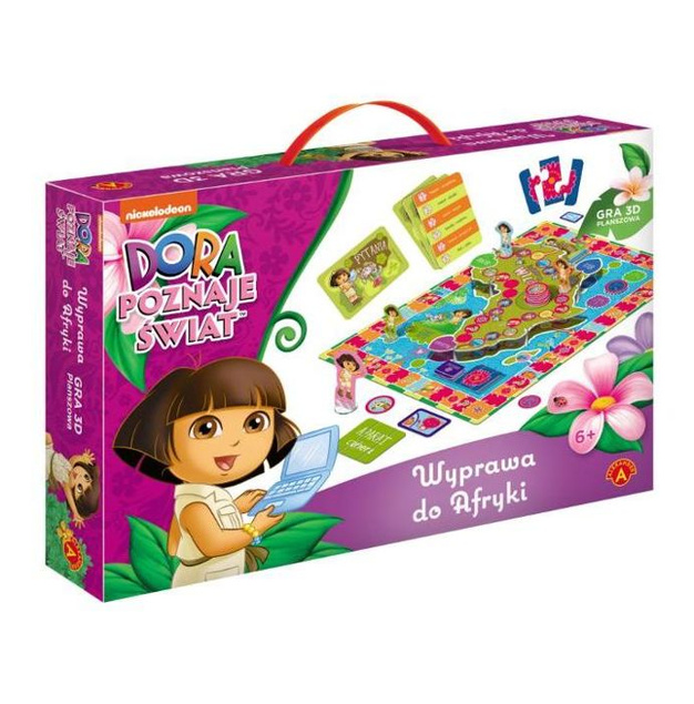 Alexander, Gra losowa, GRA 3D WYPRAWA DO AFRYKI - DORA POZNAJE ŚWIAT
