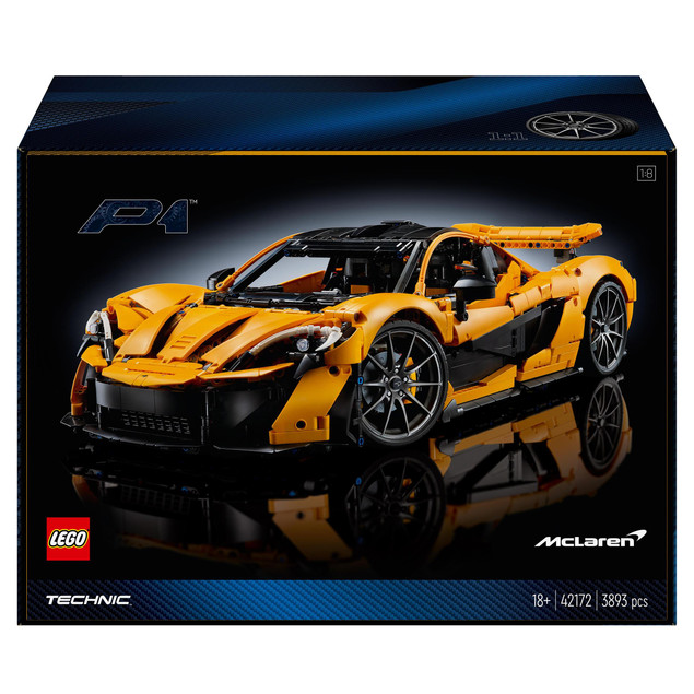 LEGO Technic 42172 McLaren P1™ – Kolekcjonerski Hipersamochód do Zbudowania