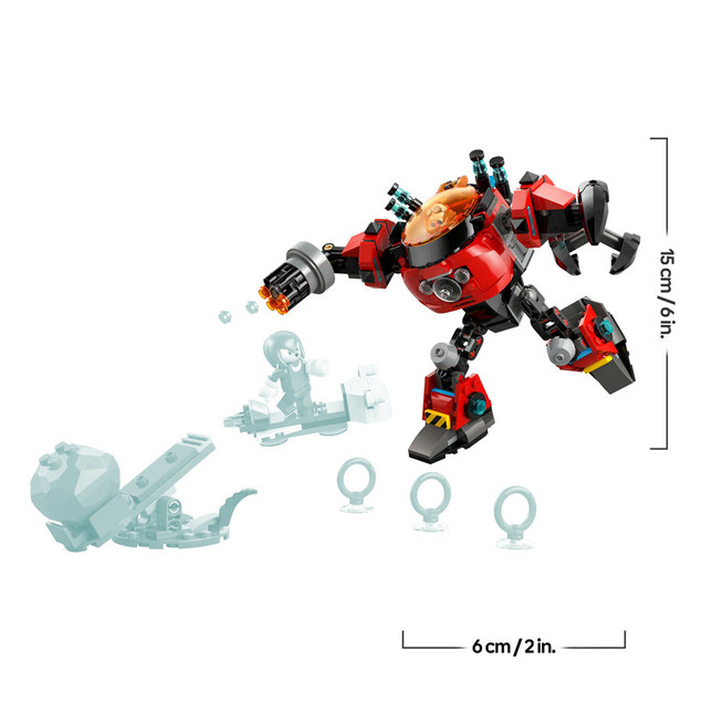 Klocki LEGO Sonic 77005 Knuckles kontra Dr. Eggman Mech Ruchomy Kokpit 8+