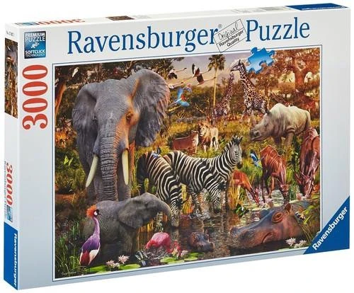Puzzle Ravensburger 3000 elementów Afrykańskie Zwierzęta