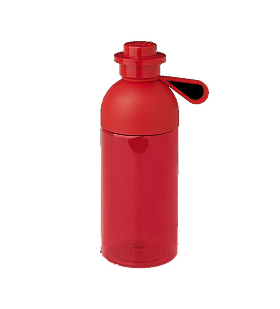 Bidon LEGO® Butelka na Wodę Czerwona Przezroczysta 500 ml