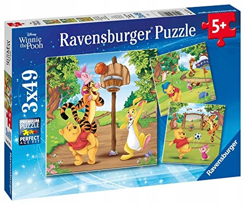 Puzzle Ravensburger Kubuś Puchatek 49 elementów dla dzieci 5 lat +