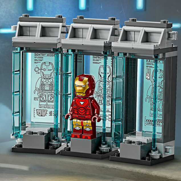LEGO Marvel 76315 Laboratorium Iron Mana: Zbrojownia
